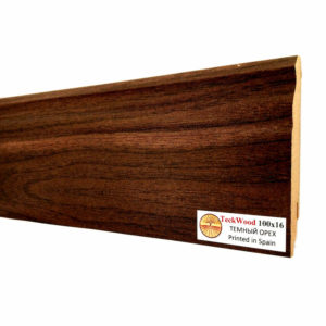 Teckwood Цветной Темный орех (100х16)