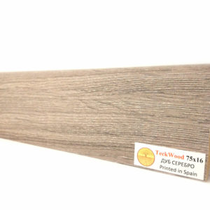 Teckwood Цветной Дуб Серебро (75х16)