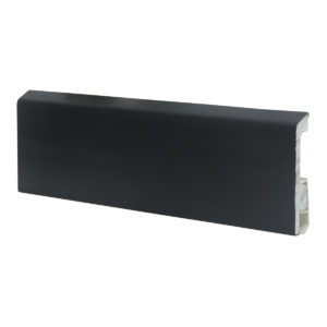 Плинтус Winart PRO HDPS Quadro 80 мм Черный старенный