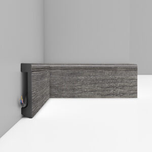 Плинтус Decomaster D235-86 ДМ (80*17*2400 мм)