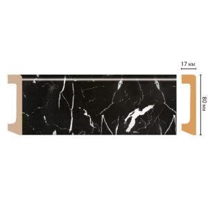 Плинтус Decomaster D235-78 ШК/20 (80*17*2400мм)