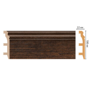 Плинтус Decomaster D232-966ДМ (100*22*2400мм)