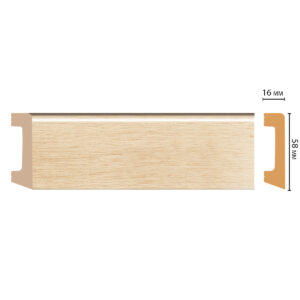 Плинтус Decomaster D234-71ДМ (58*16*2400 мм)