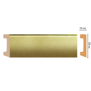 Плинтус Decomaster D234-374ДМ (58*16*2400 мм)