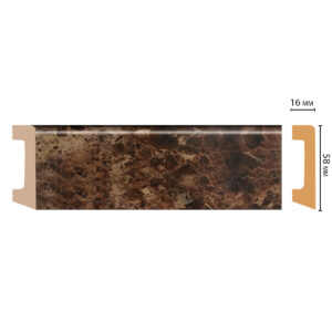 Плинтус Decomaster D234-713ДМ (58*16*2400 мм)