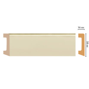 Плинтус Decomaster D234-61ДМ (58*16*2400мм)