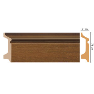 Плинтус Decomaster D122-85ДМ(78*21*2400 мм)