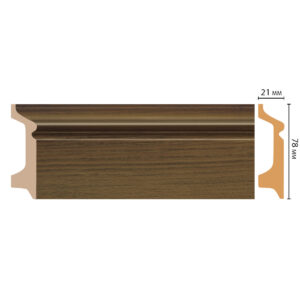 Плинтус Decomaster D122-88ДМ (78*21*2400мм)